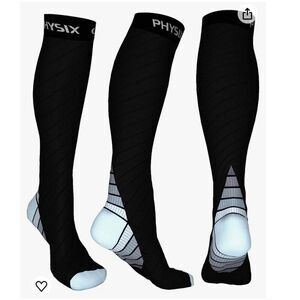 Physix Gear Stamina Compression Socks Black S/M